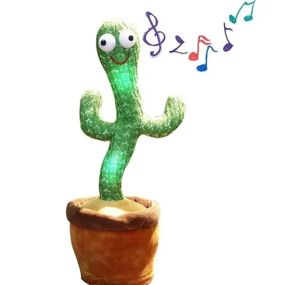 Juguete Muñeco Cactus Bailarin Imita La Voz