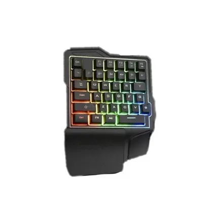 Teclado Gamer Una Mano 35 Teclas K7 Retroiluminado Membrana