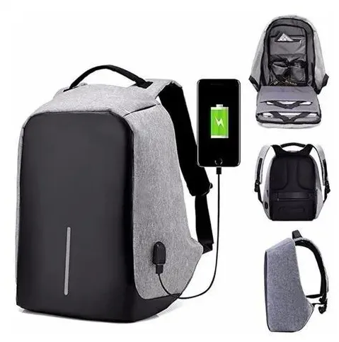 Maleta Antirrobo Morral Con Puerto Y Cable Usb Impermeable