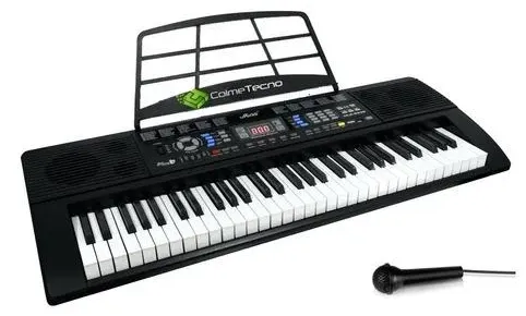 Organeta Piano Electrónico Mls-6639 61 Teclas Usb, 128 Tonos