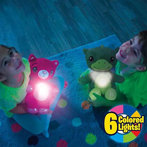 Peluche Luminoso Proyector De Estrellas Star Belly Dinosaurio Con Musica