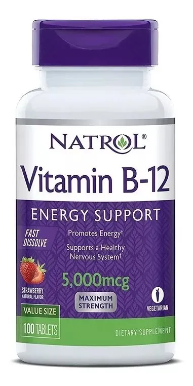 Natrol  Vitamina B-12 5000 Mcg 100 Tabletas