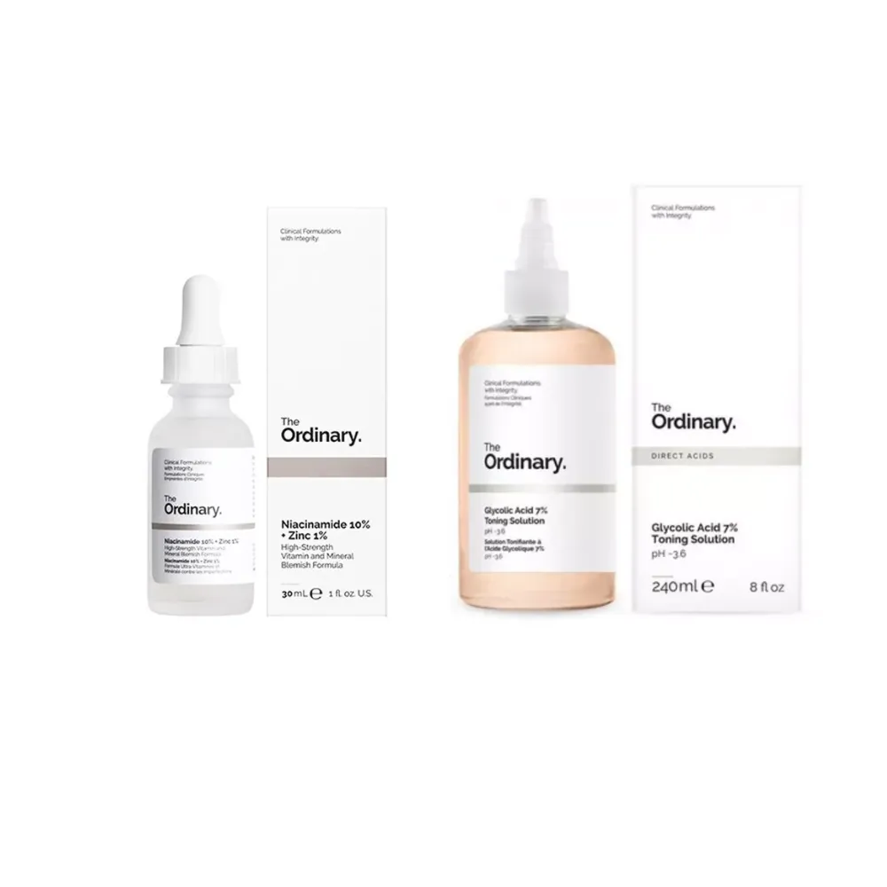 Kit  The Ordinary Glycolic Acid 240Ml + Niacinamida 30Ml 