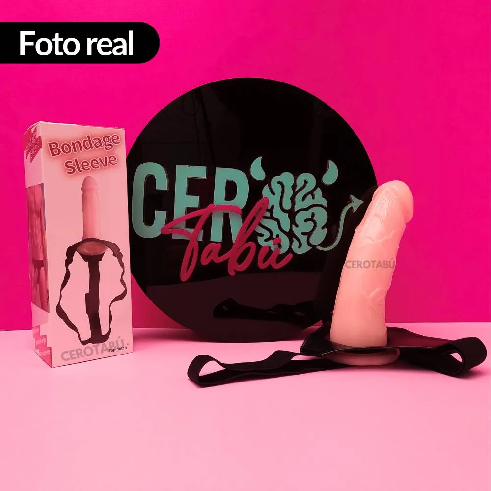 Arnes Con Dildo Consolador Harnes Unisex Hueco