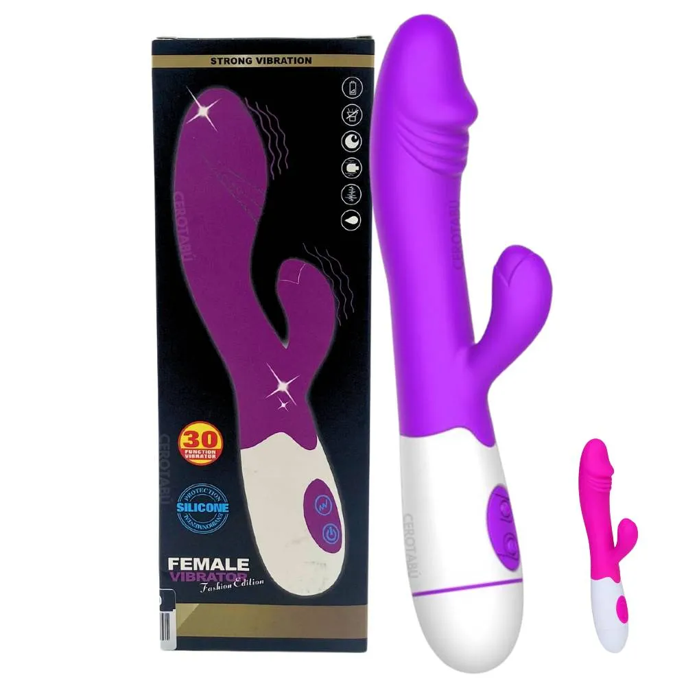 Vibrador Consolador Doble Estimulación Juguete Sexual