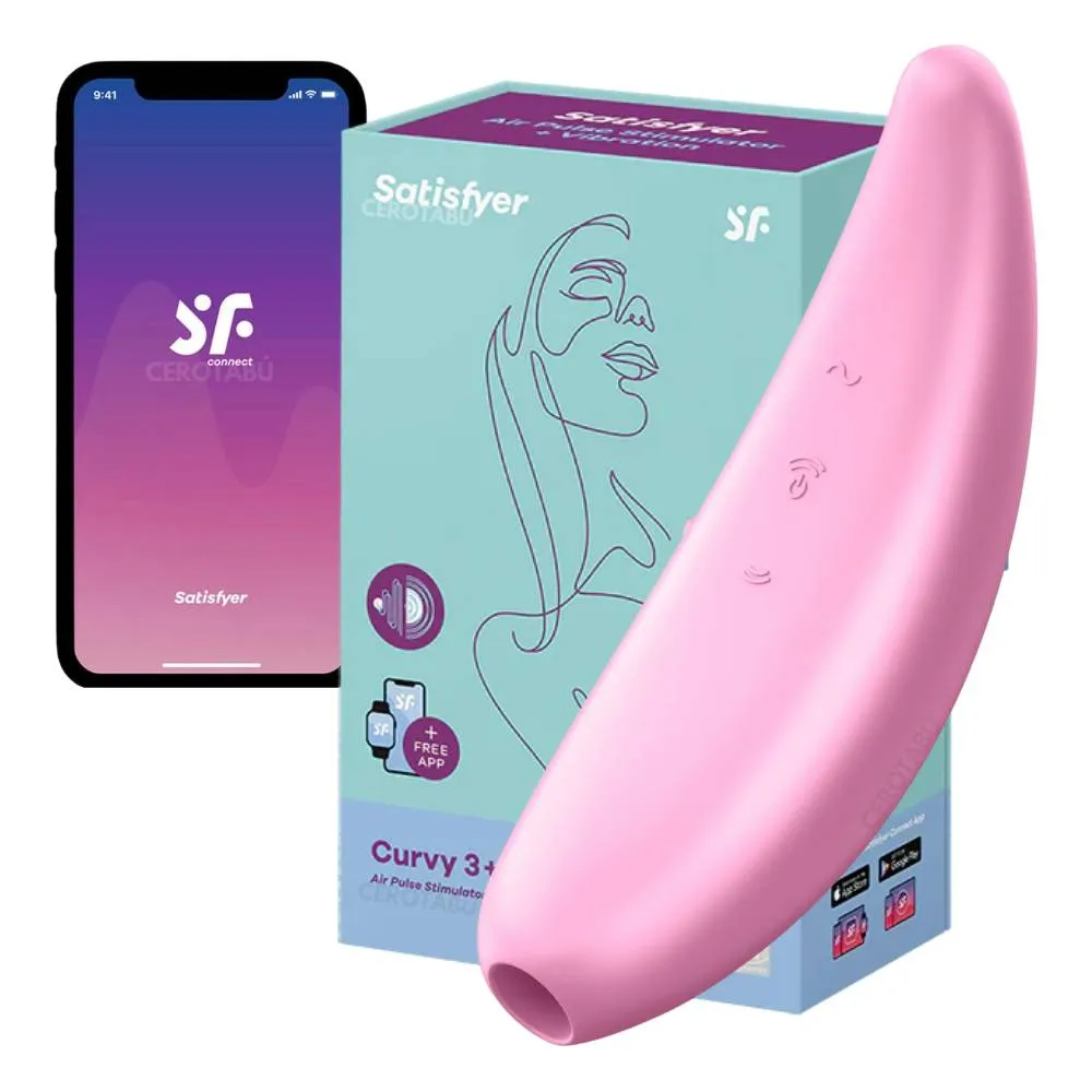 Satisfyer Succionador De Clitoris Curvy 3+ App