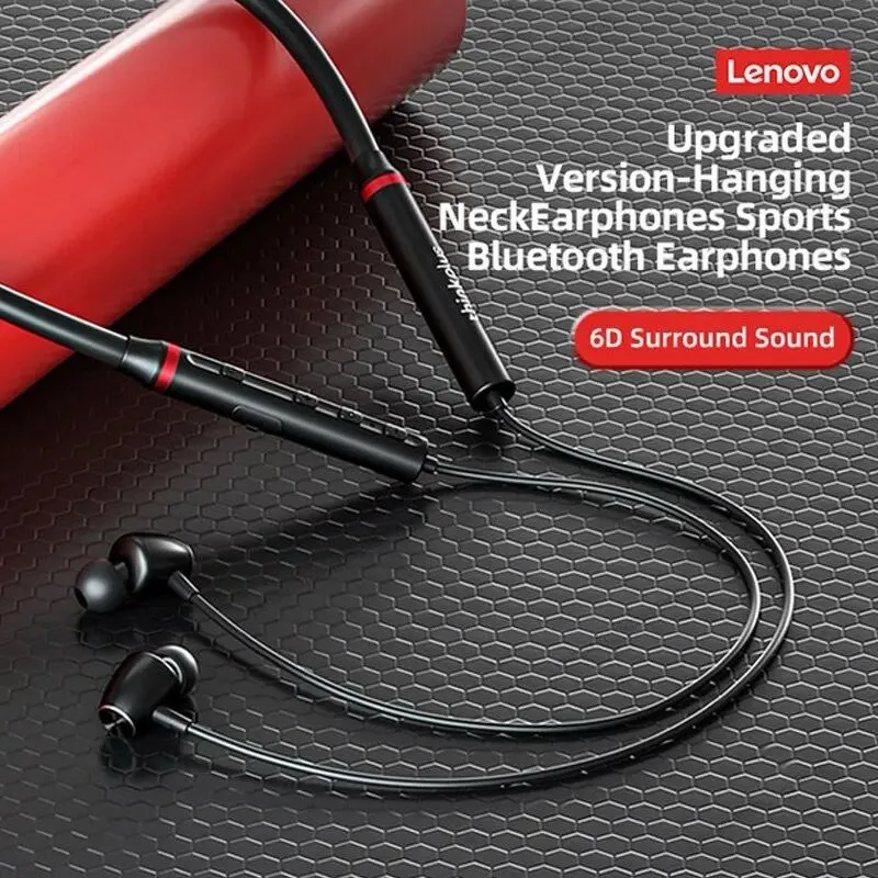 Auriculares Inalámbricos Lenovo HE05X Ⅱ Con Banda Magnética Para El Cuello Bluetooth 5,0