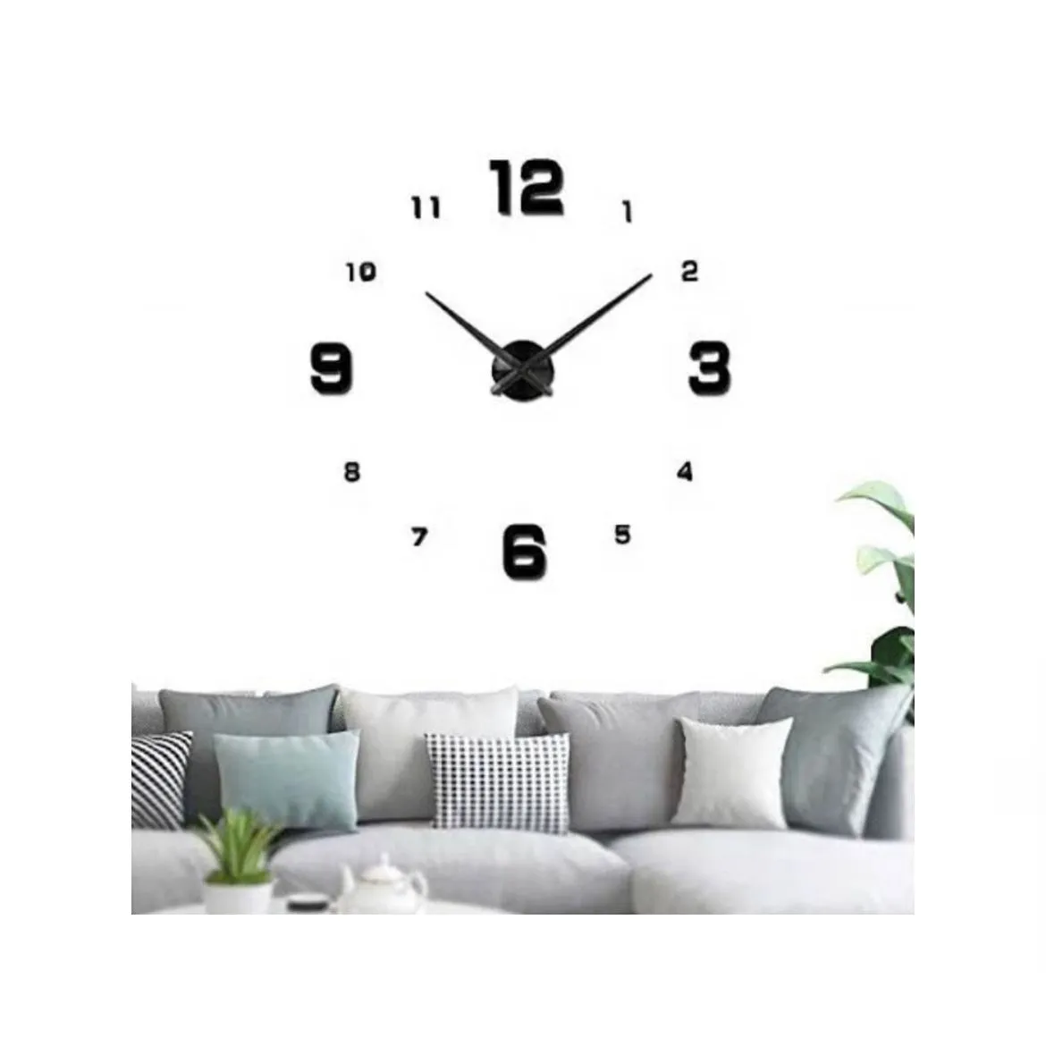 Reloj De Pared Creativo Sin Marco DIY