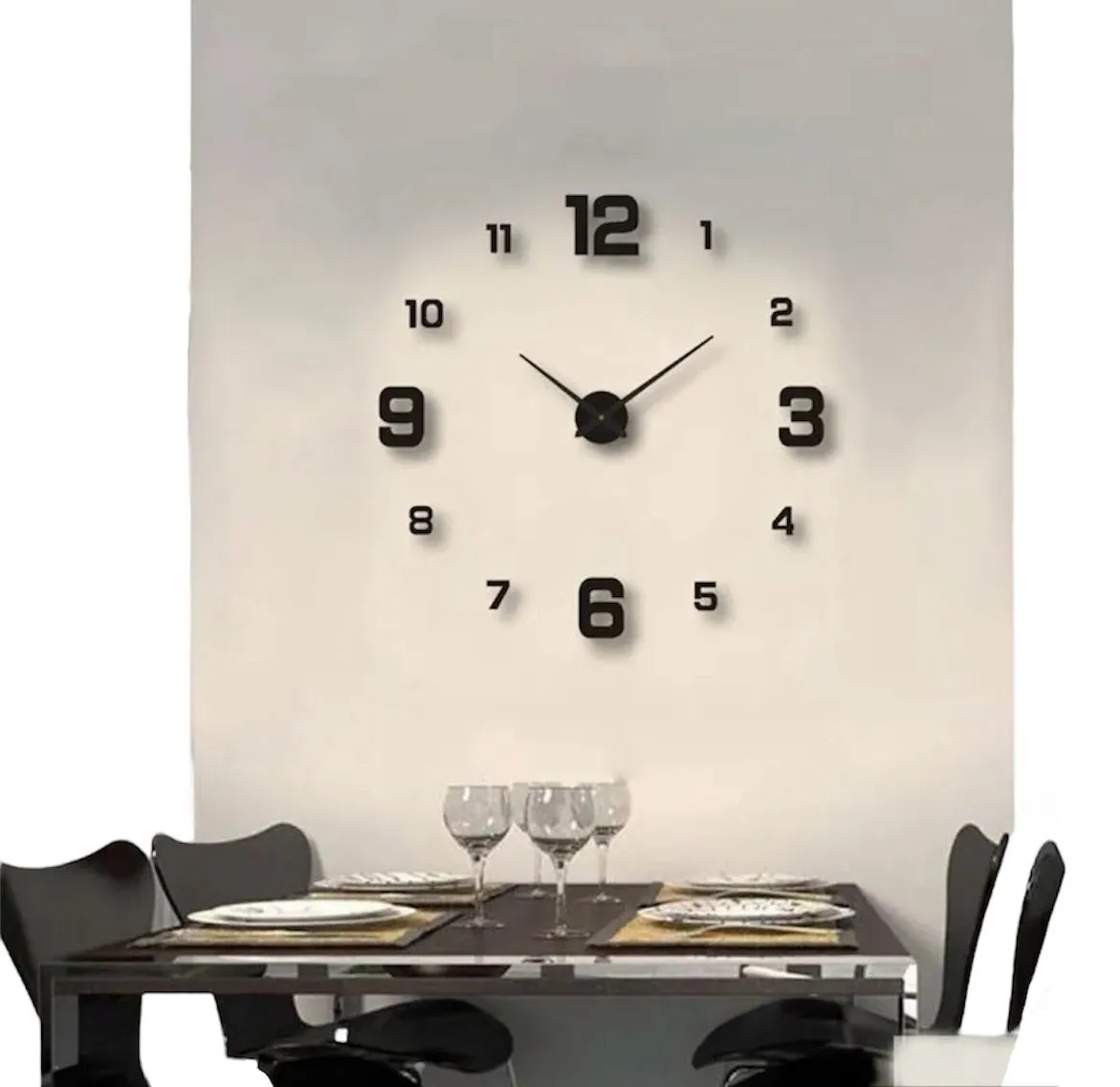 Reloj De Pared Creativo Sin Marco DIY