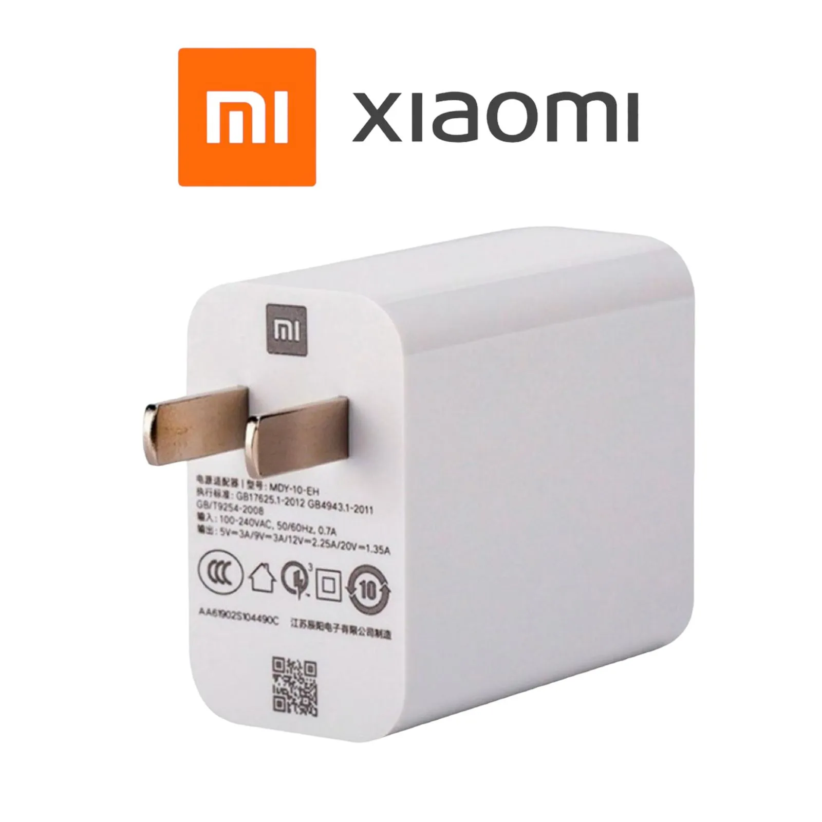 Cargador Xiaomi 55w Carga Rápida 