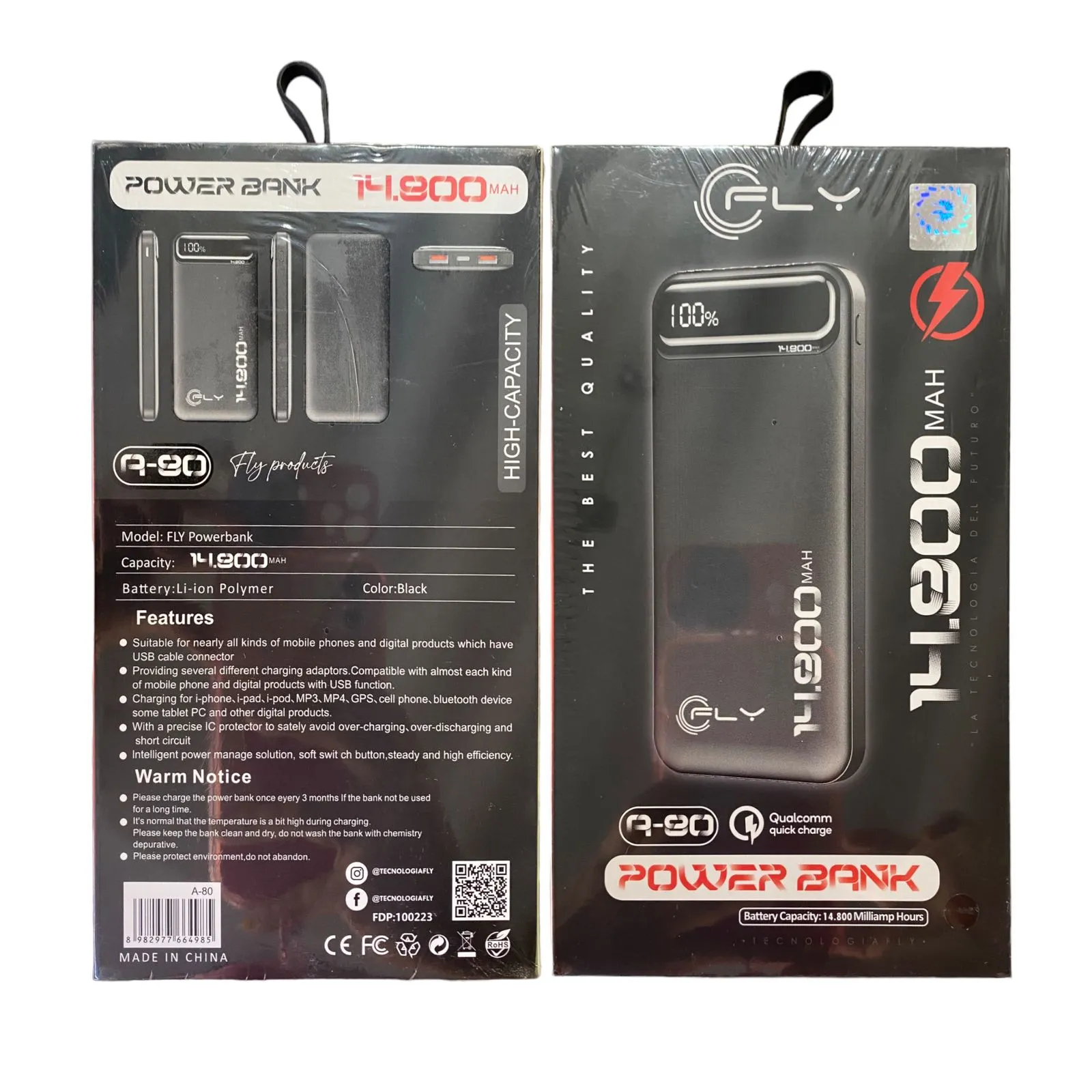 PowerBank 14.900Mah + Pantalla Digital + Garantia