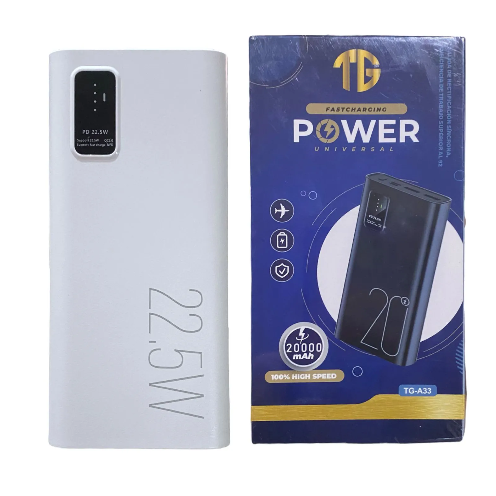 PowerBank 20.000Mah + Pantalla Digital +Garantia 