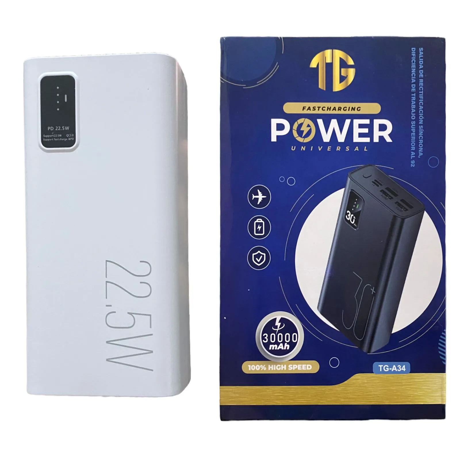 PowerBank 30.000 MAH + Pantalla Digital + Garantia 3 Meses