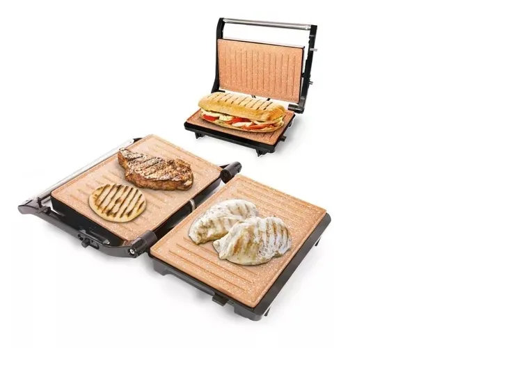 Asador Gril Panini Home Elements Asar-calentar-tostar