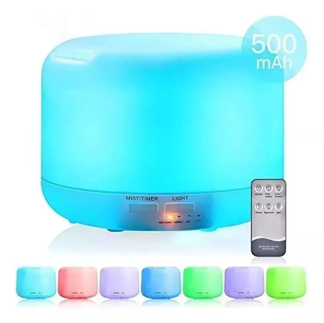 Humidificador De Aromas Difusor De Aroma Led Grande 500ml