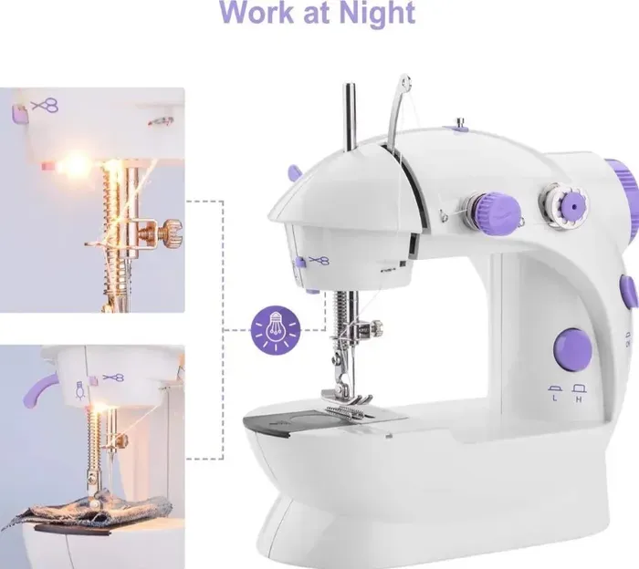 Maquina De Coser Portátil Mini Sewing Machine Eléctrica