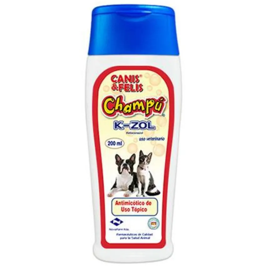 Shampoo K-Zol Canis Y Felis Perros Gatos 200Ml