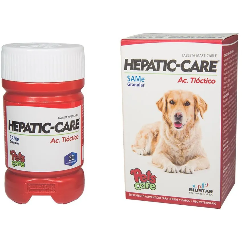 Hepatic Care Suplemento Alimenticio Perros Gatos Tabletas