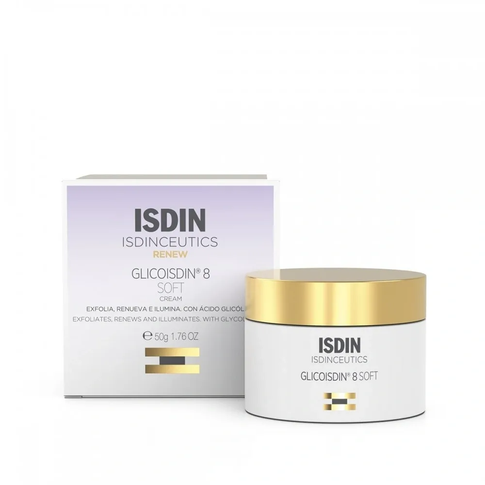 Isdinceutics Glicoisdin 8 Soft Crema Facial X50GR