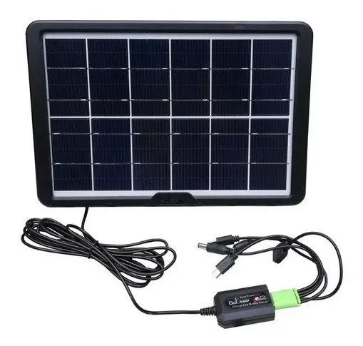 Panel Solar Cclamp Cl-680 Cargador De Celulares 8w 6v