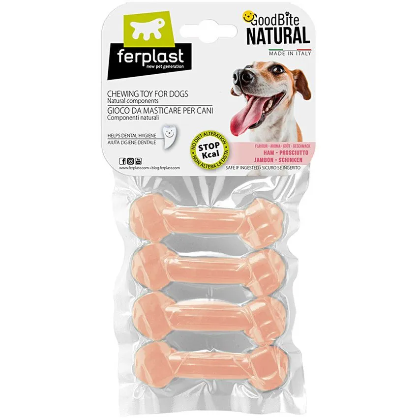 Juguete Masticable Perro Ferplast Natural Ham Bone Xs