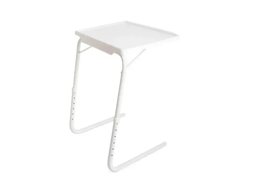 Mesa Portátil Plegable Table Blanca Mate Mesa Apoyo Soporte