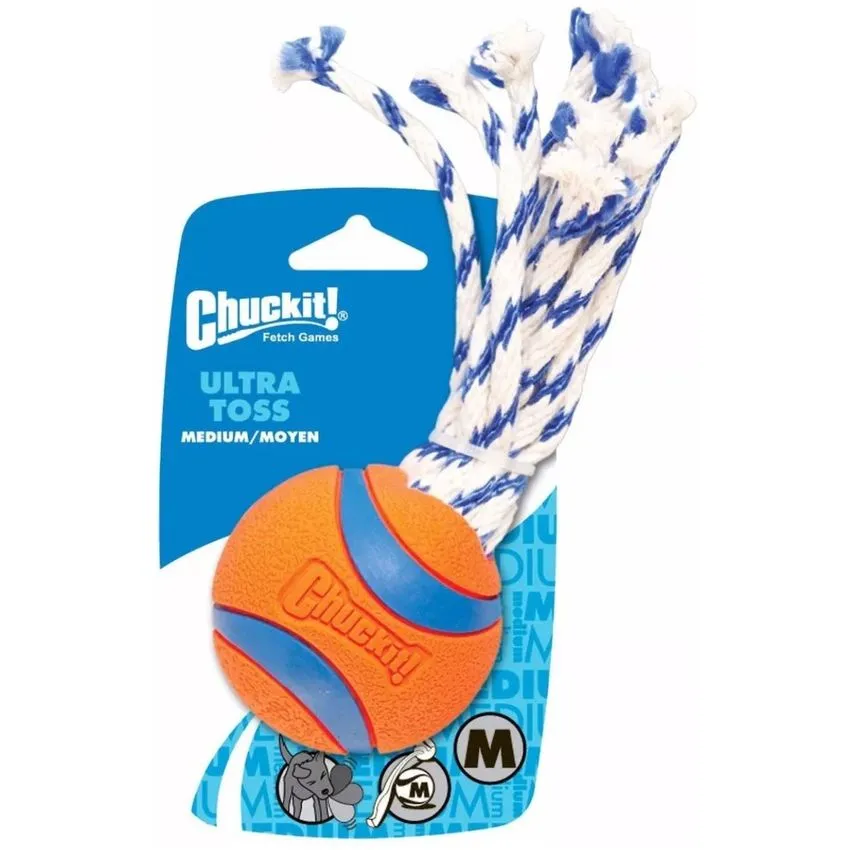 Juguete Perros Chuckit Ultra Toss Pelota Cuerda Medium