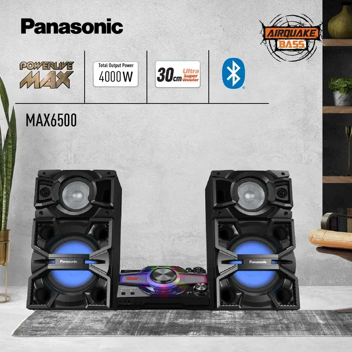 PANASONIC MAX6500 4000 Watts Minicomponente parlante