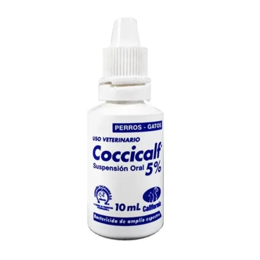 Coccicalf 5 Antiparasitario Interno Perros Gatos 10Ml