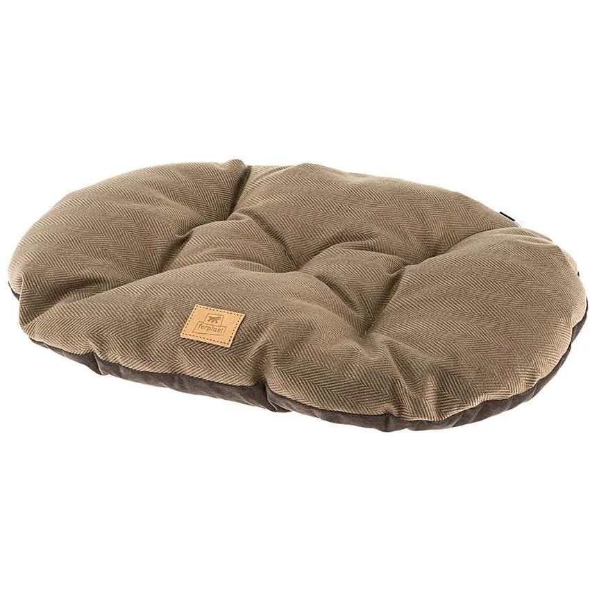 Cama Colchon Cojin Perro Gato Ferplast Stuart Marron Grande