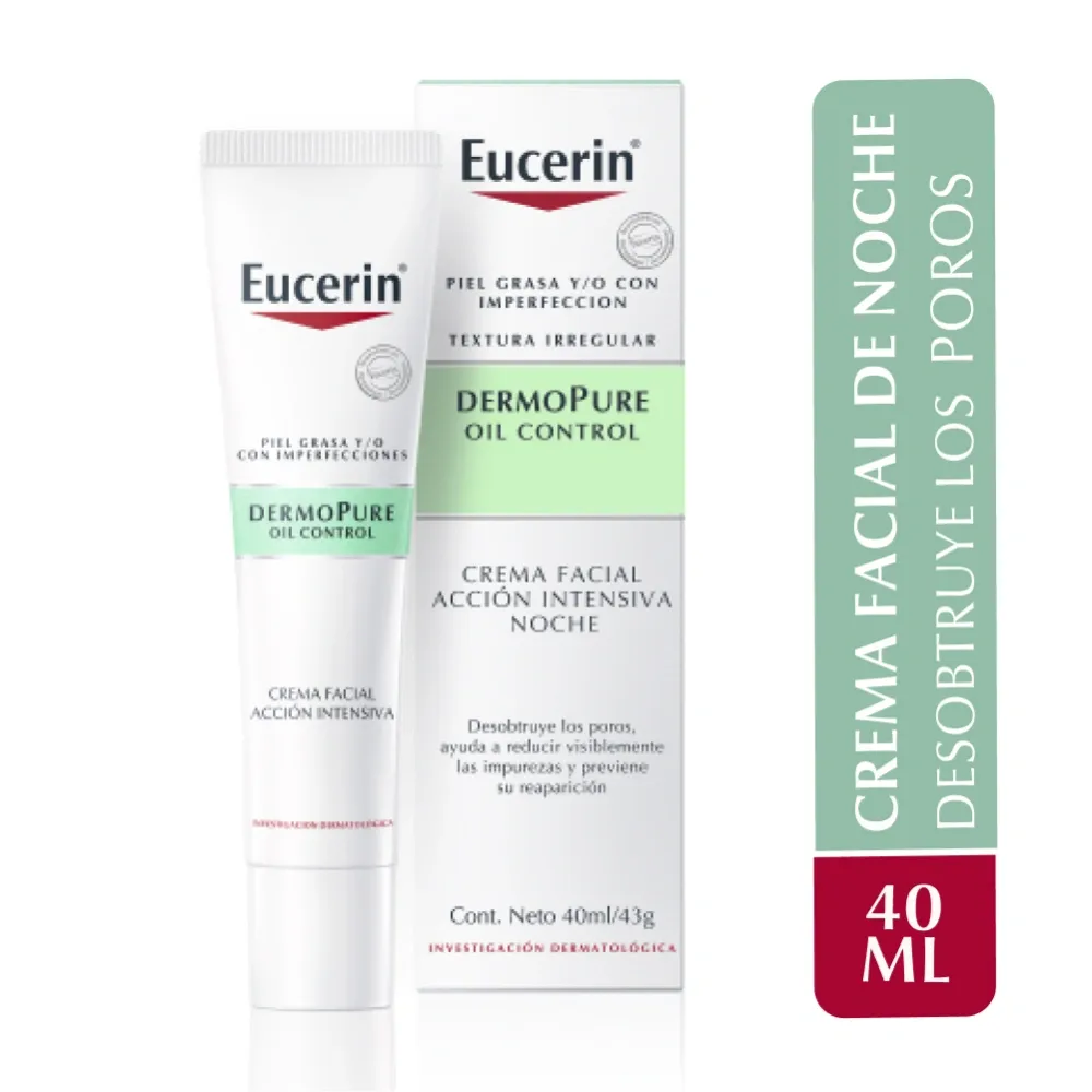 Eucerin Dermopure Crema Facial Intensiva Noche