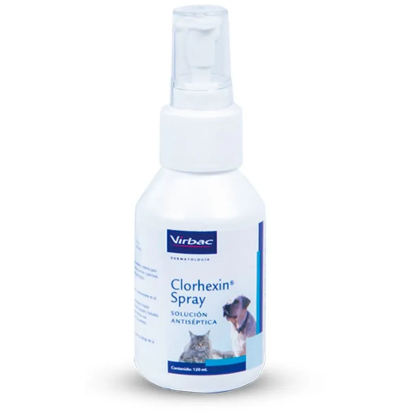 Clorhexin Spray Solucion Antiséptica Limpia Desinfecta 120Ml