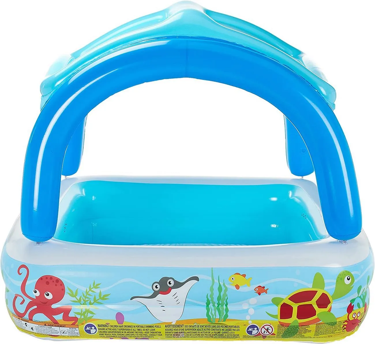 Piscina Inflable Cuadrada Bestway 52192 265l Multicolor