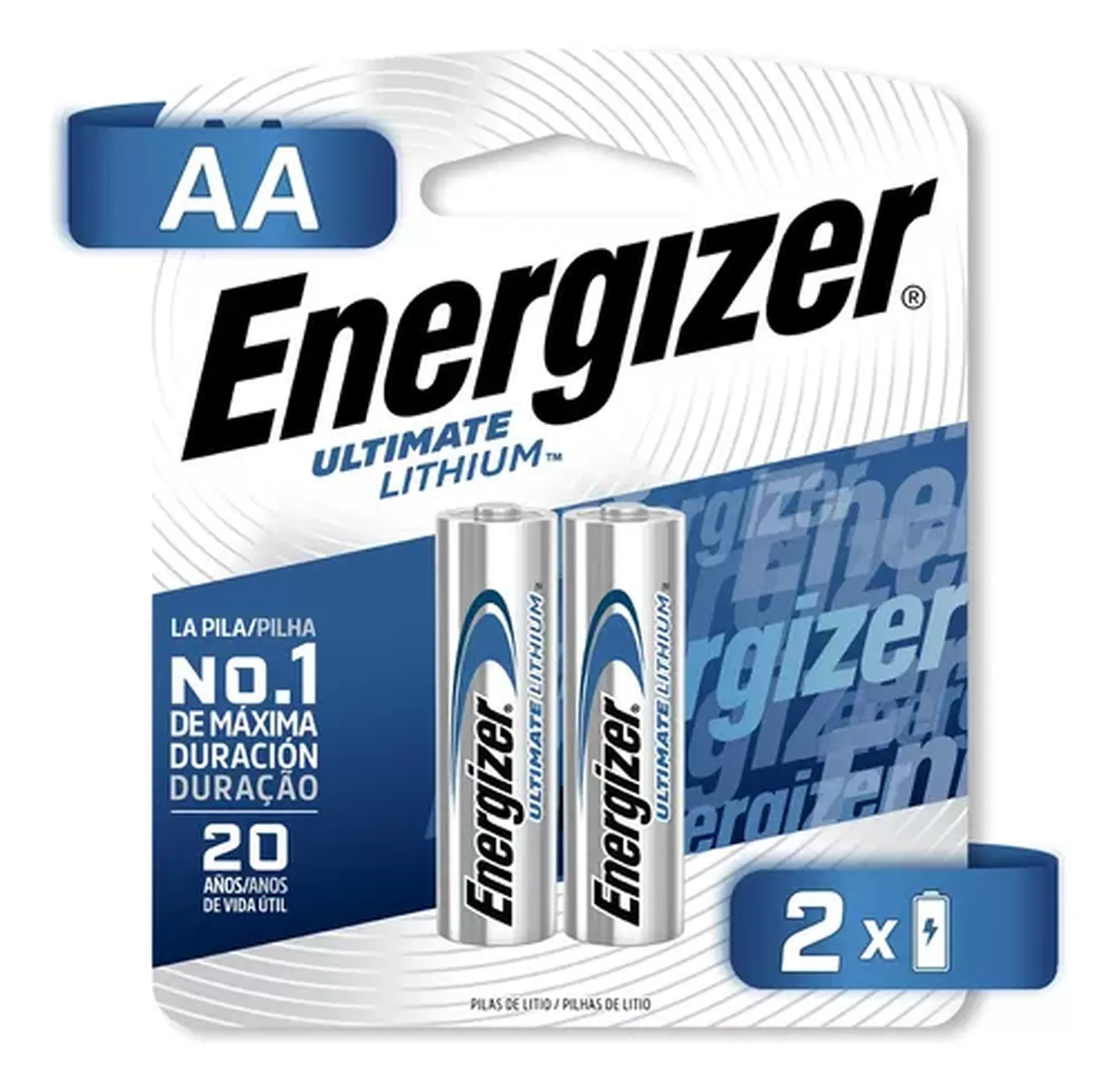 Pilas Lithium Energizer AA