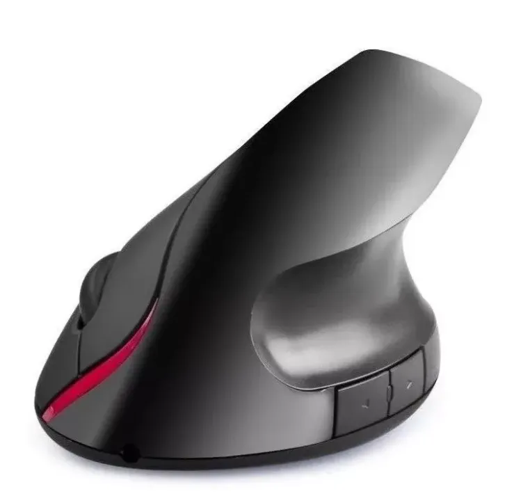 Mouse Vertical Inalámbrico Recargable Weibo Wb-881 Negro