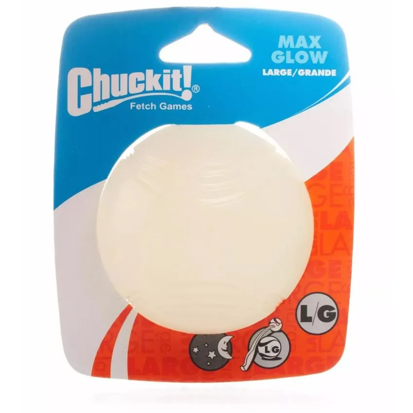 Chuckit Max Glow Juguete Perros Fluorecente Talla L