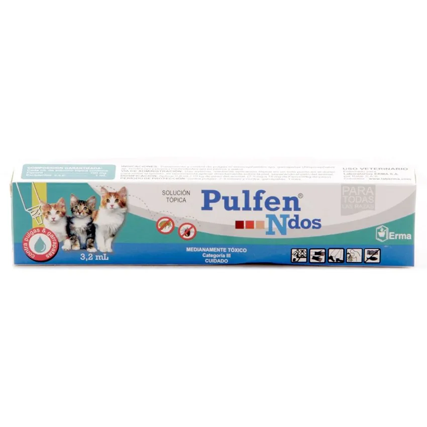 Pulfen Spot On Antiparasitario Perros Gatos 3.2Ml