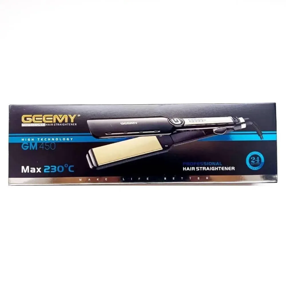 Plancha De Cabello Geemy Gm450 Professional Hair Cerámica