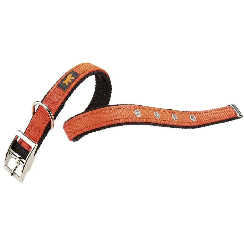 Collar Nylon Perro Ferplast Dual Cf15x35 Naranja