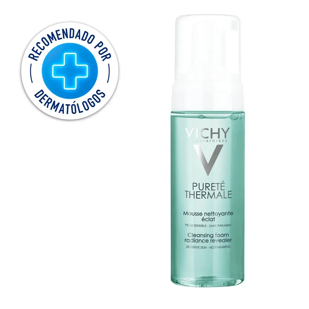 Vichy Espuma Limpiadora Pureté Thermale - Limpiador Suave para Piel Sensible 200 ml