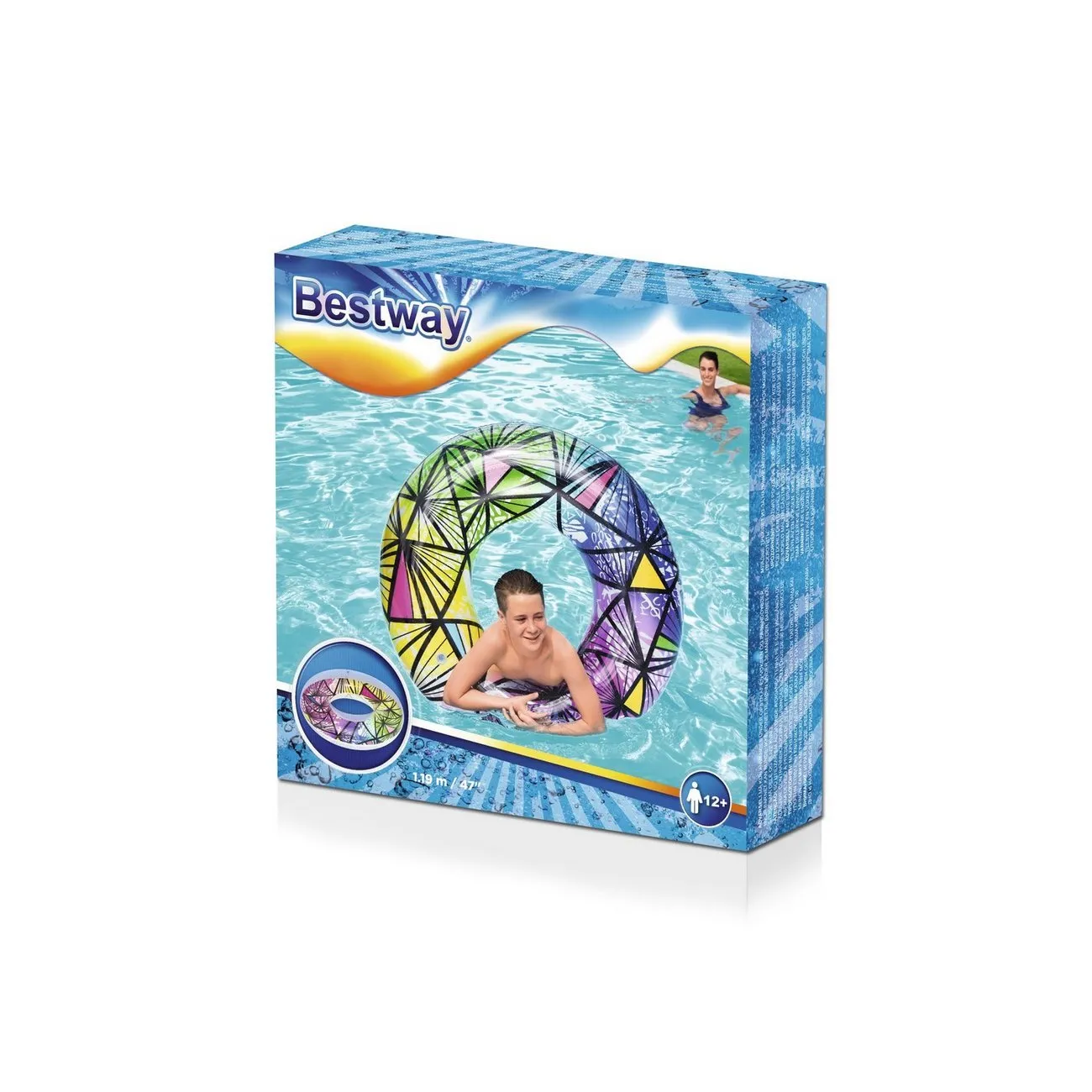 Flotador Piscina Aro Bestway Figuras Multicolor 36232