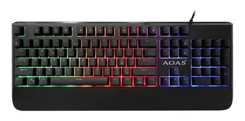 Teclado Mecánico Retroiluminado Rgb Gamer Usb Aoas M-700 