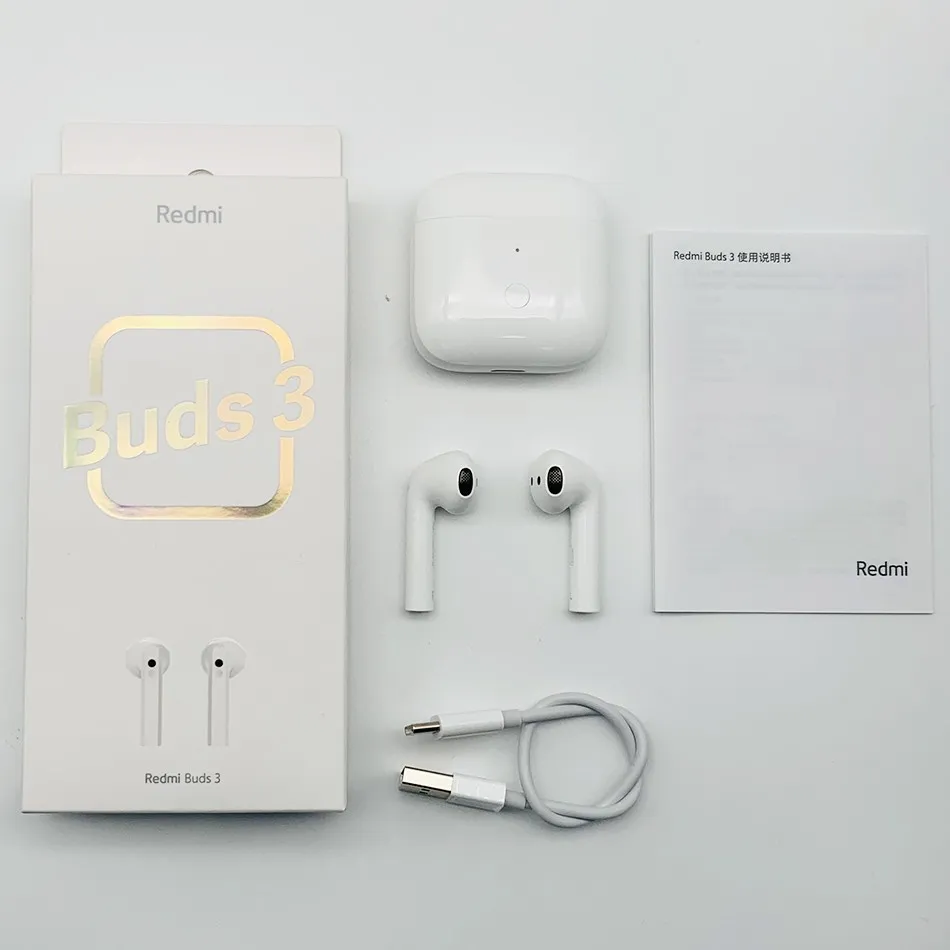 Redmi Buds 3 Blanco Con Luz LED Original Xiaomi