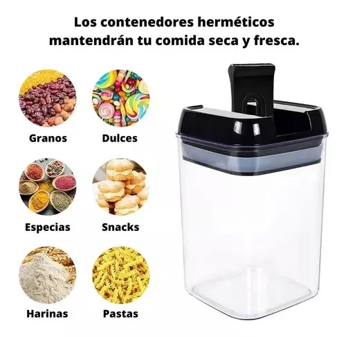 Recipientes Sellables Herméticos Para Alimentos - 7 Piezas