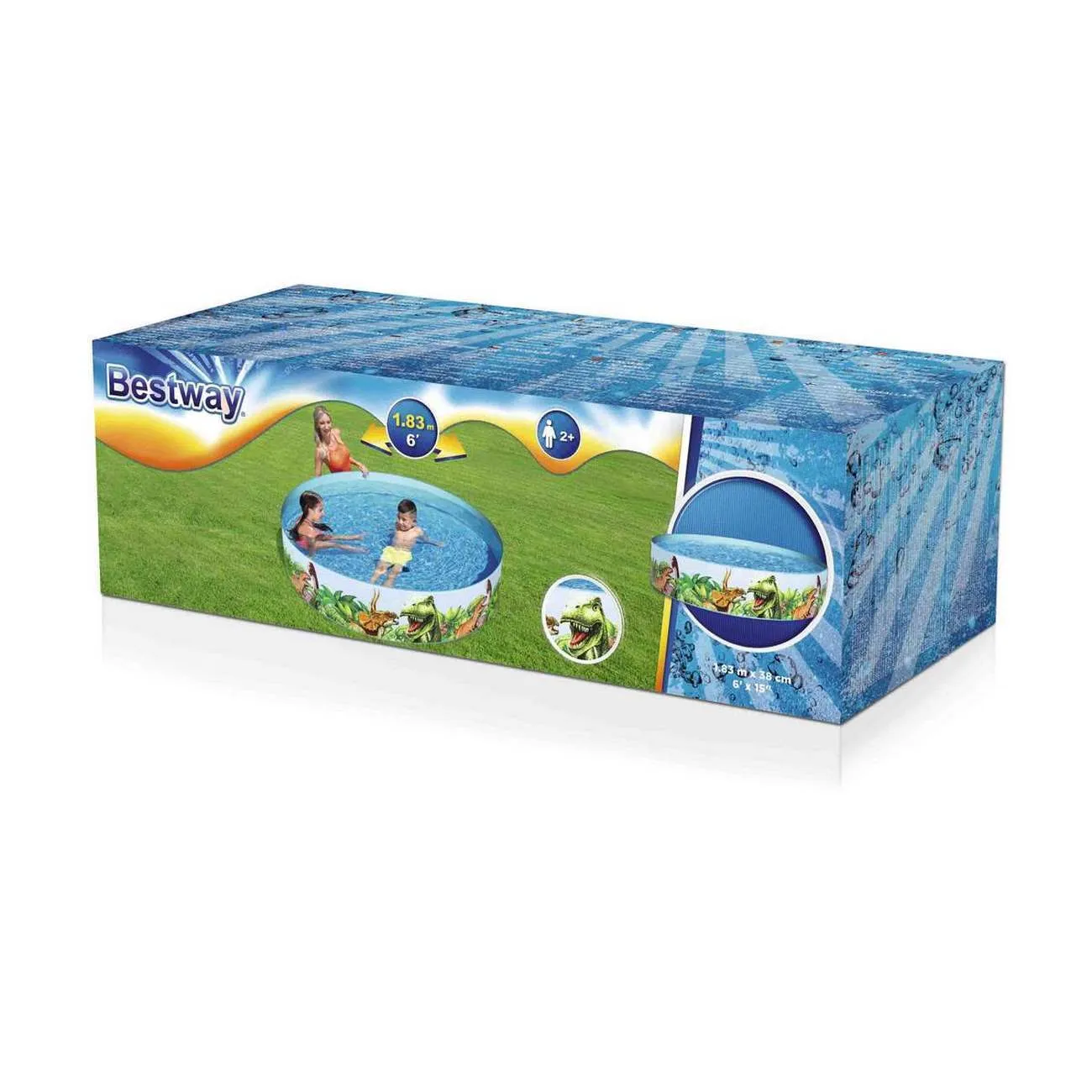 Piscina Niños Gigante Dinosaurios Rigida 55001 Bestway