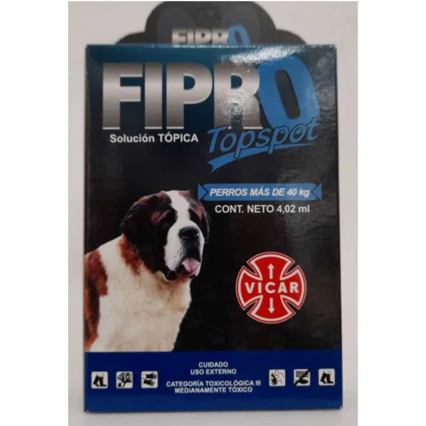 Fipro Top Spot Antipulgas 402Ml Perros Mas De 40Kg