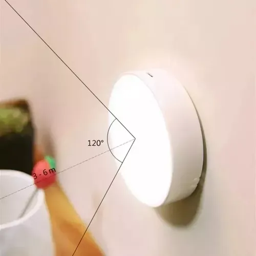 Lámpara Nocturna Luz Led Recargable Con Sensor Movimiento