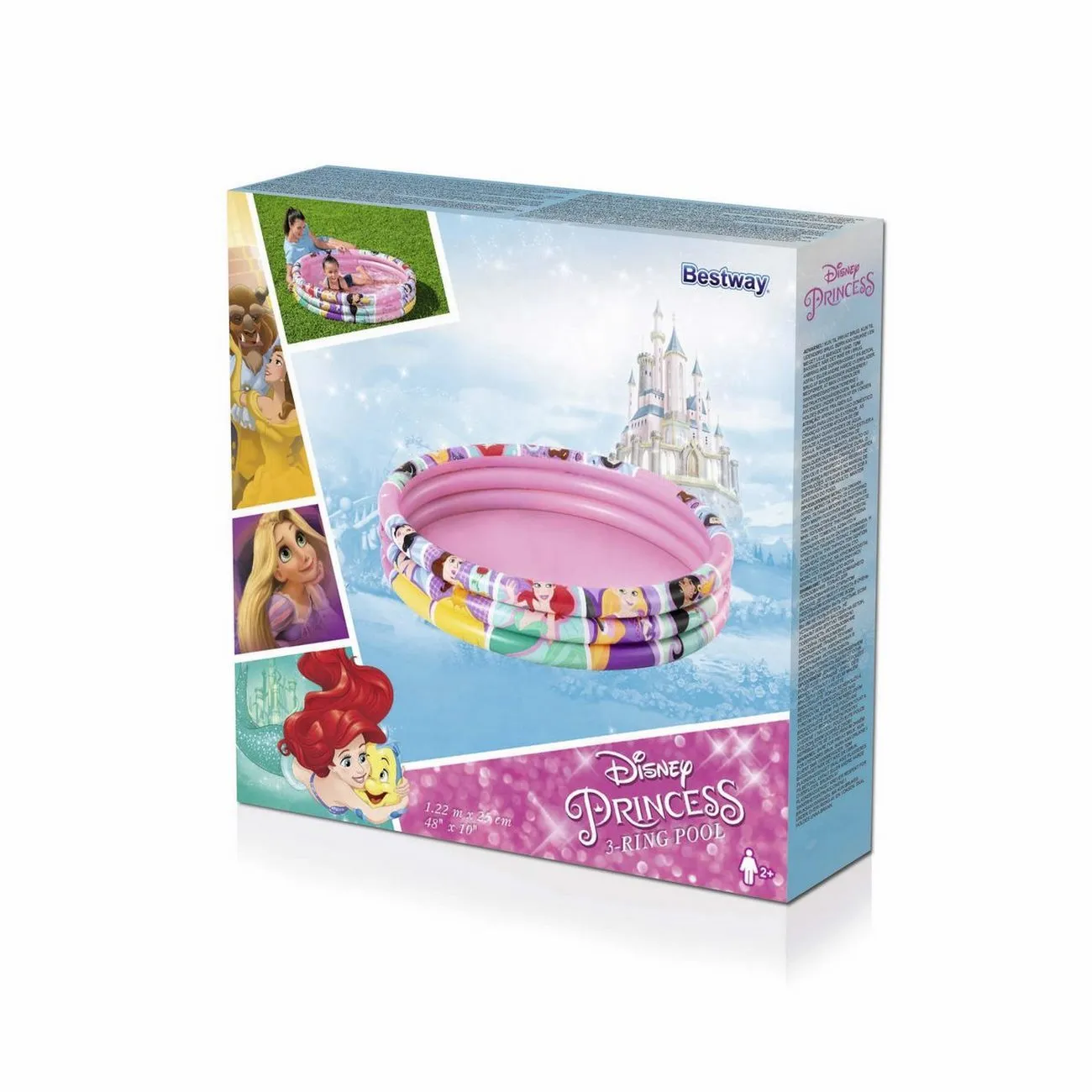 Piscina Tres Aros 122cm Diseño De Princesa Bestway 91047 