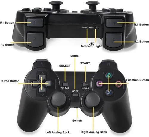 Control Ps2 Playstation 2 Inalambrico AAA