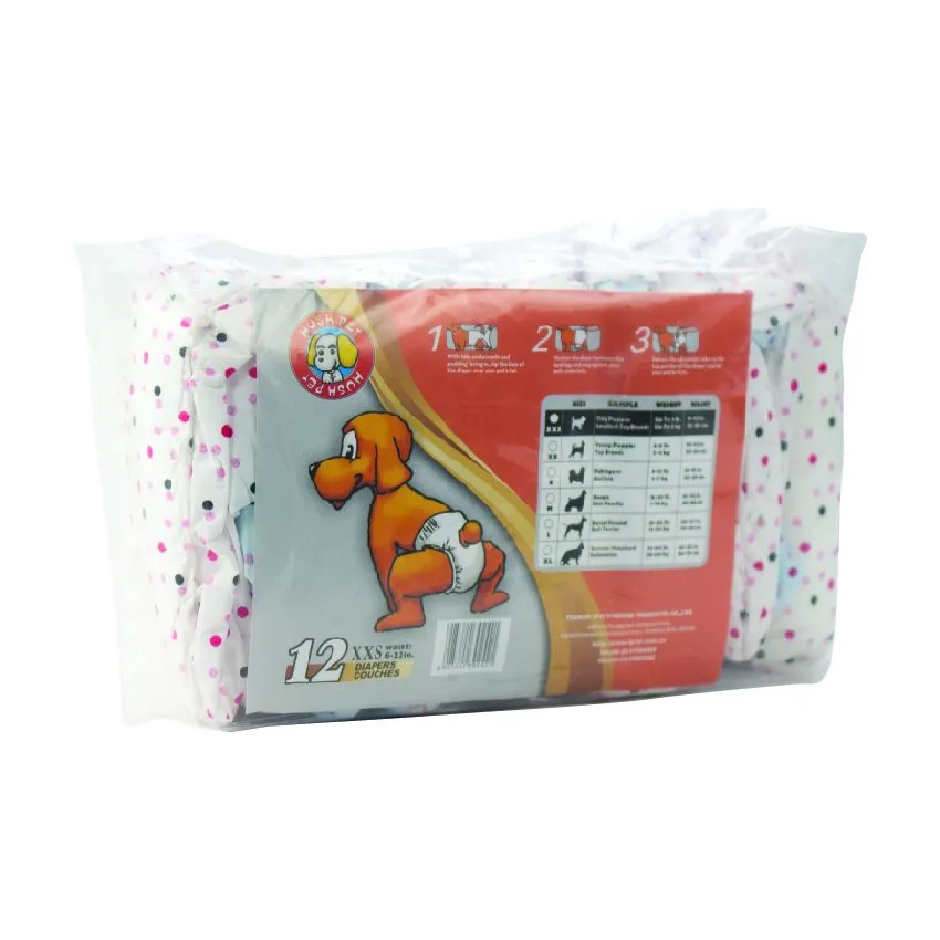 Pañales Desechables Perros Talla Xxs 12 Unidades